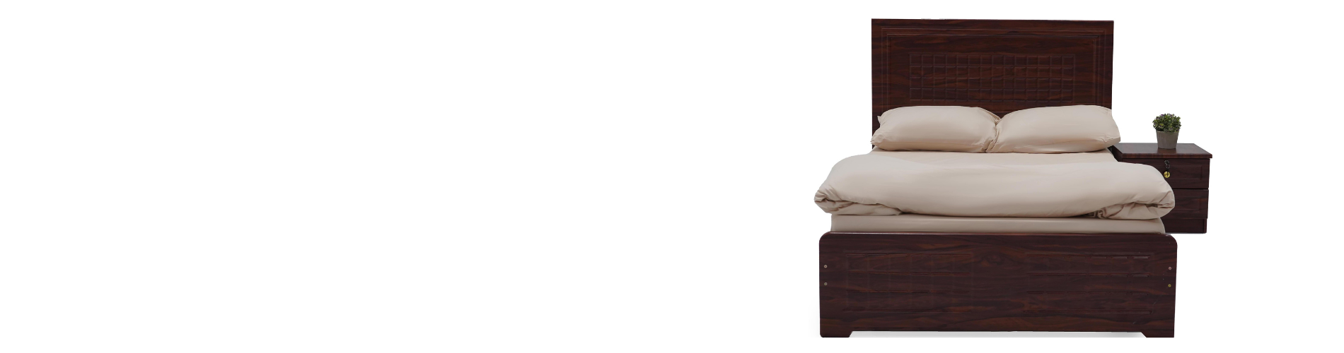 NAD- Double Wooden Bed